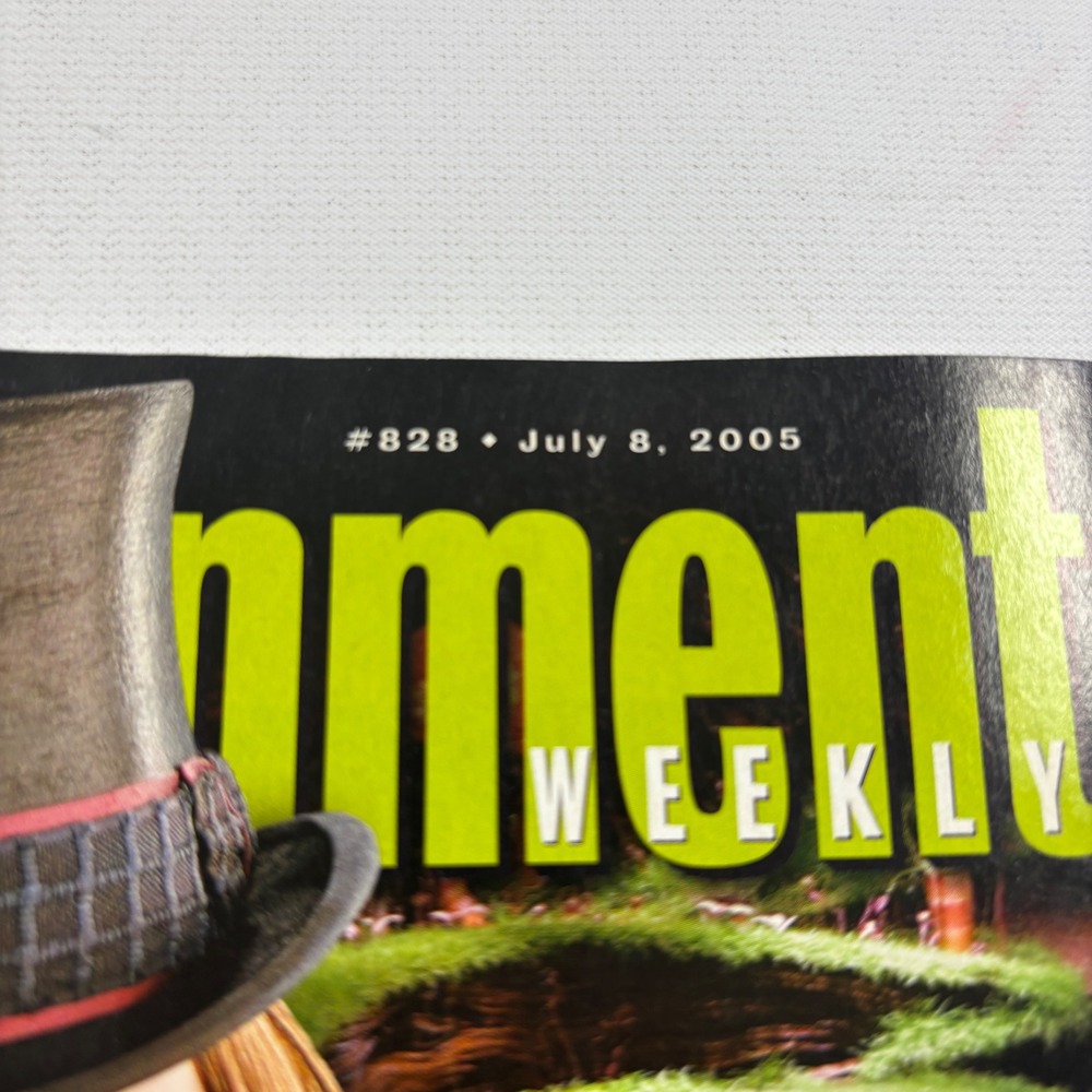 Entertainment Weekly July 8 2005 Johnny Depp Charlie Chocolate Factory #828 - Picture 2 of 3